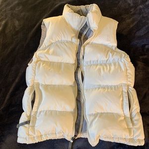 XS North Face White Vest